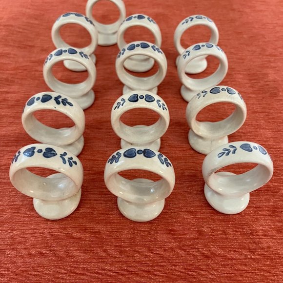 Pfaltzgraff Yorktowne Napkin Rings  13 - Picture 3 of 6